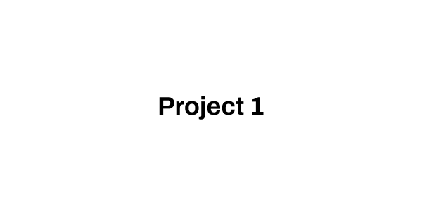 Project 1